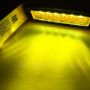 Светодиодная фара CarProfi CP-BL-GDN-18L Spot Yellow, 18W, Epistar, желтое свечение, линзы, под врезку  | параметры
