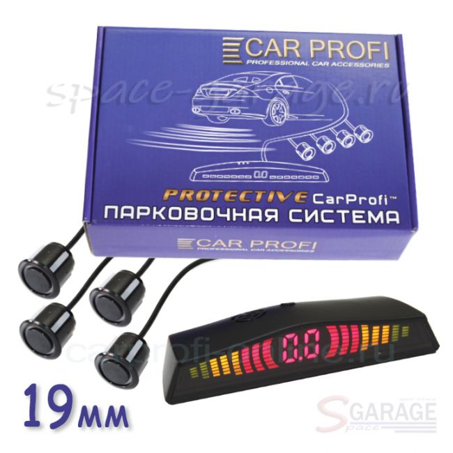 Парковочная система CarProfi CP-LED 003-4S Protective, D-19 мм. (на 4 датчика) | параметры