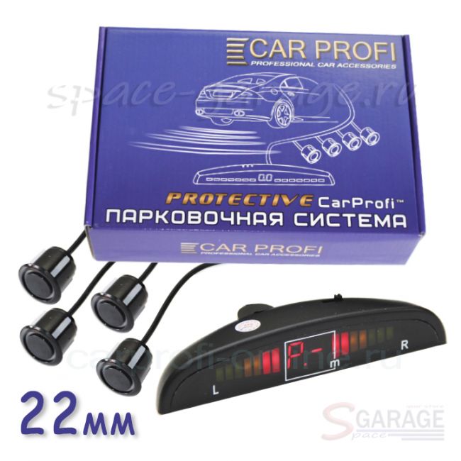 Парковочная система CarProfi CP-LED001-4S Protective D-19/22 мм (на 4 датчика) | параметры
