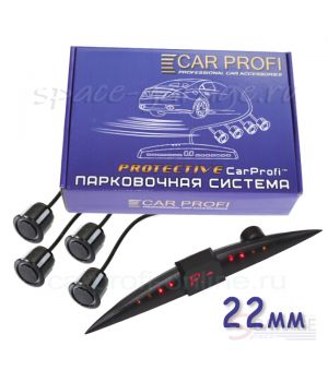 Парковочная система CarProfi CP-LED006-4S Protective D-19/22 мм (на 4 датчика)