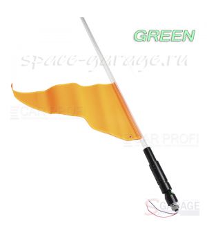 Светодиодный LED ФлагШток 4FT CarProfi CP-LX406 GREEN, 10W LED CREE (зелёное свечение)