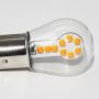 Светодиодная лампа CarProfi CP P21W 9W Yellow (BA15S,S25) 18 SMD 3030, 1156 - 1 контакт (жёлтое свечение) 1 шт. | параметры