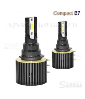 Светодиодные лампы CarProfi CP-B7 H15 Compact Series 5100K CSP, 36W/6W DRL, CanBus, 6000Lm (к-т, 2 шт)