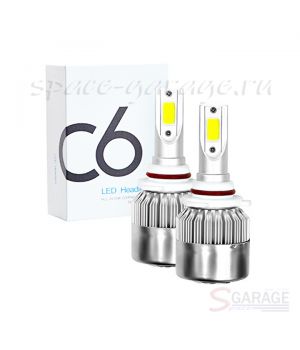 Светодиодные лампы C6 цоколь HB4, 6000K, 36W, 3800Lm (к-т, 2 шт)