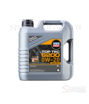 Масло моторное Liqui Moly Top Tec 6200 0W-20 (20788) 4 л. fully_synthetic