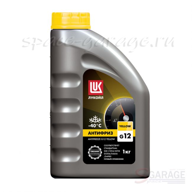 Антифриз LUKOIL желтый готовый -40C 1 кг (227373) | параметры