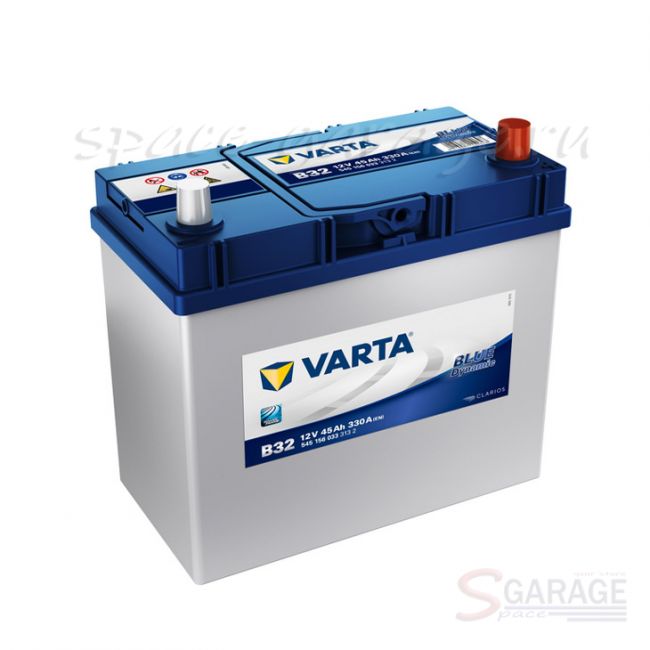 Аккумулятор VARTA Blue Dynamic 45 А/ч 330 А 12V обратная полярность, выносные клеммы (545156033) | параметры