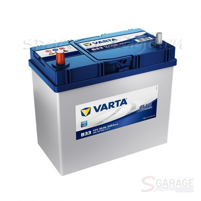 Аккумулятор VARTA Blue Dynamic 45 А/ч 330 А 12V прямая полярность, тонкие вынос клеммы (5451570333132) | параметры