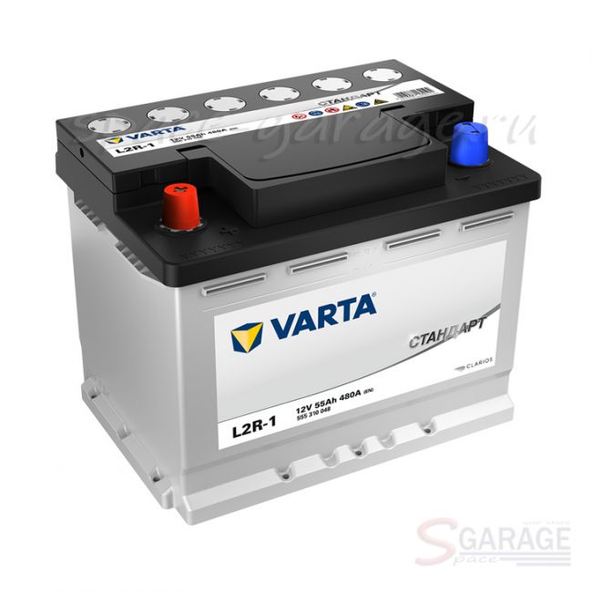 Аккумулятор VARTA 55А/ч 480А 12В прямая полярность, стандартные клеммы (555310048) | параметры