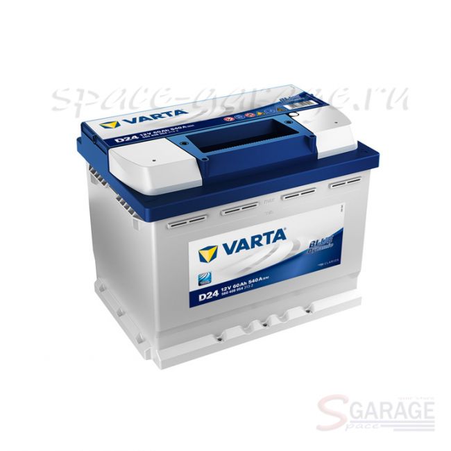 Аккумулятор VARTA Blue Dynamic 60 А/ч 540 А 12V обратная полярность, стандартные клеммы (560409054) | параметры