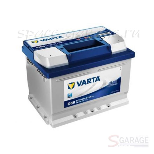 Аккумулятор VARTA Blue Dynamic 60 А/ч 540 А 12V обратная полярность, стандартные клеммы (5604090543132) | параметры
