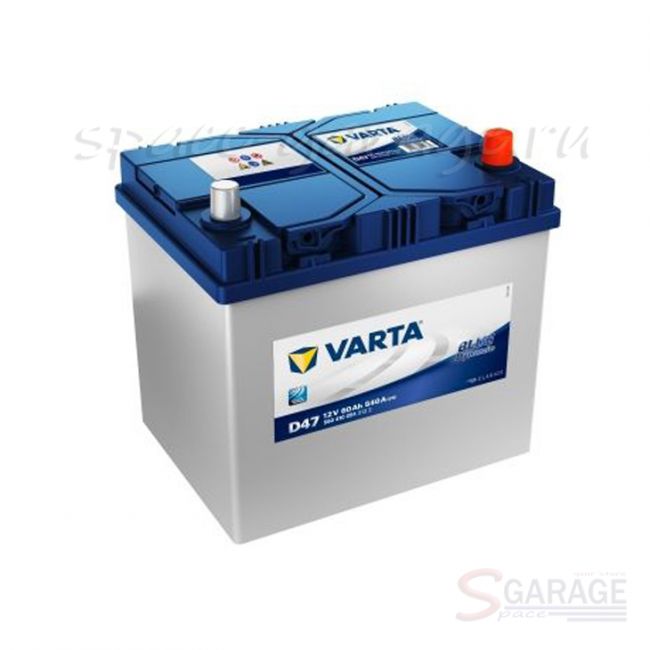 Аккумулятор VARTA Blue Dynamic 60 А/ч 540 А 12V обратная полярность, выносные клеммы (5604100543132) | параметры