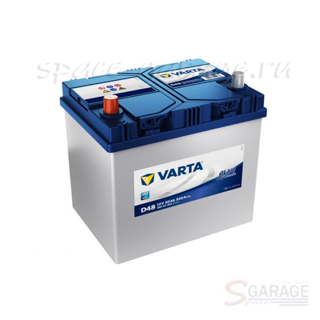 Аккумулятор VARTA Blue Dynamic 60 А/ч 540 А 12V прямая полярность, выносные клеммы (560411054) | параметры