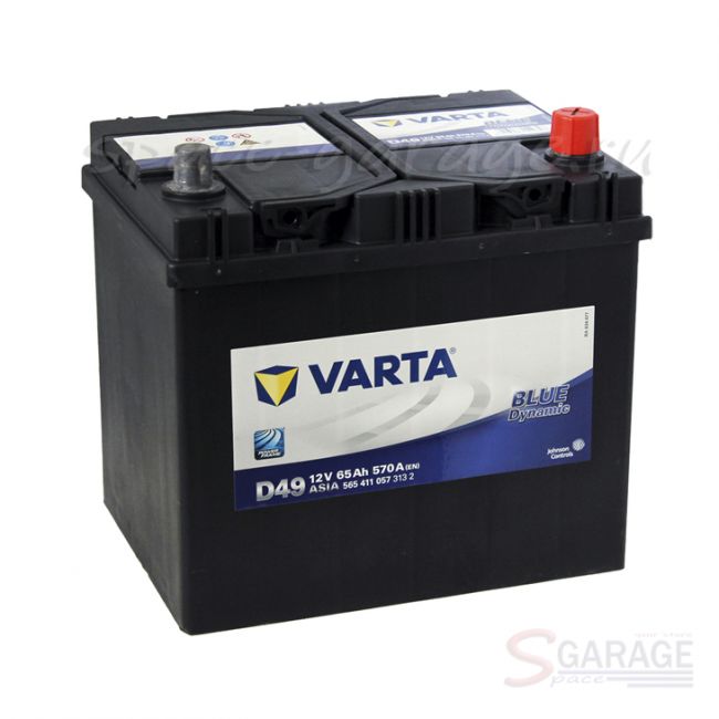 Аккумулятор VARTA Blue Dynamic 65 А/ч 570 А 12V обратная полярность, выносные клеммы (565411057) | параметры