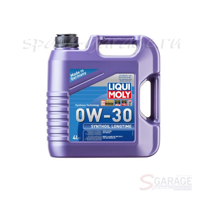 Масло моторное Liqui Moly Synthoil Longtime 0W-30 (7511) 4 л. fully_synthetic | параметры