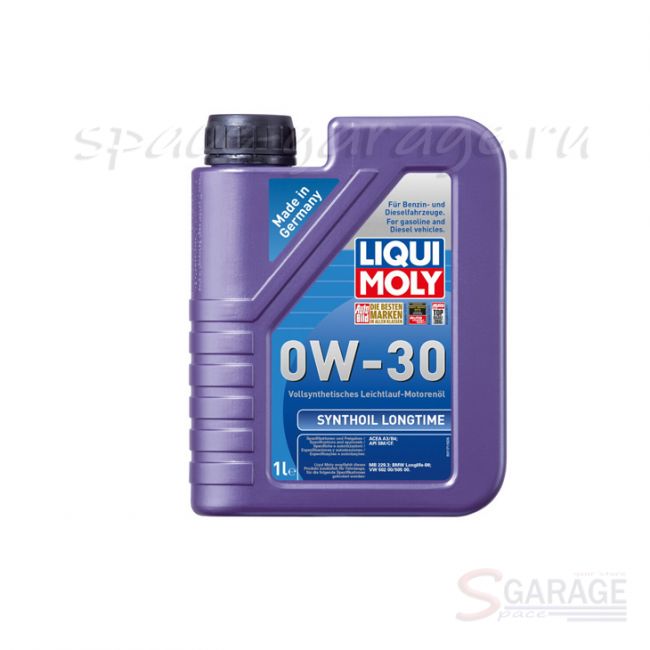 Масло моторное Liqui Moly Synthoil Longtime 0W-30 (8976) 1 л. fully_synthetic | параметры