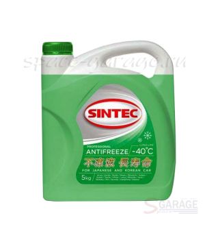 Антифриз Sintec Long Life Green готовый -40C зеленый 5 кг (990455)