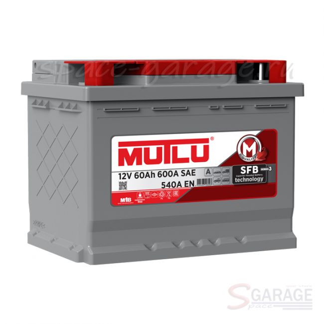 Аккумулятор Mutlu SFB 60 А/ч 540 А 12V прямая полярность, стандартные клеммы (L260054B) | отзывы