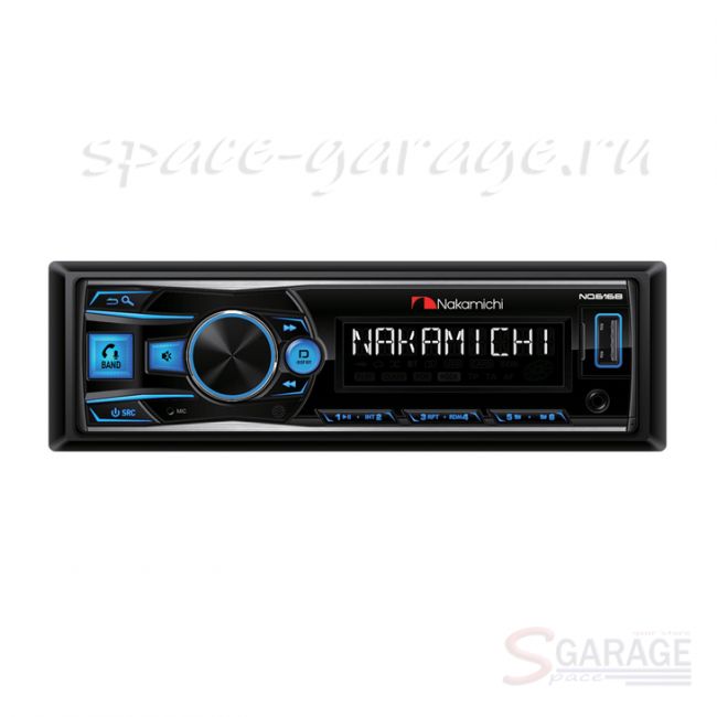 Автомагнитола Nakamichi NQ616B 1 din, USB, AUX, Bluetooth (NAKNQ616B)