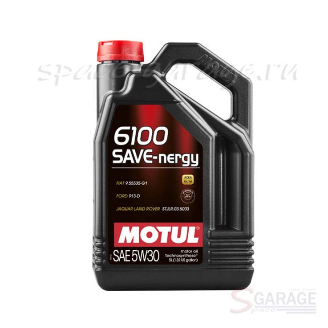 Масло моторное MOTUL 6100 SAVE-NERGY 5W30 синтетическое 4 л (107953) | параметры
