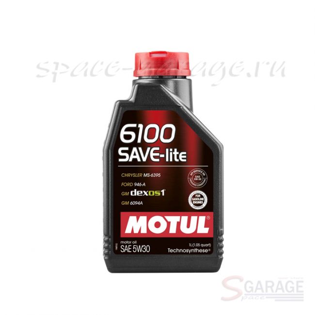 Масло моторное MOTUL 6100 SAVE-LITE 5W30 синтетическое 1 л (107956) | параметры
