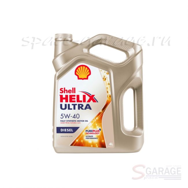Масло моторное Shell Helix Diesel Ultra 5W-40 синтетическое 4 л. (550046371) | параметры