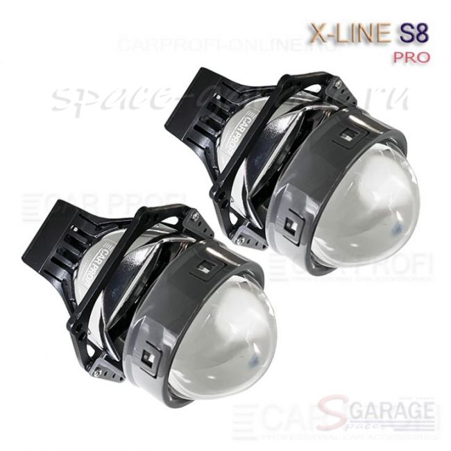 Светодиодные би-линзы CarProfi Bi LED Lens X-Line S8 PRO, 3.0 дюйма, 5100k (к-т 2 шт.) | параметры