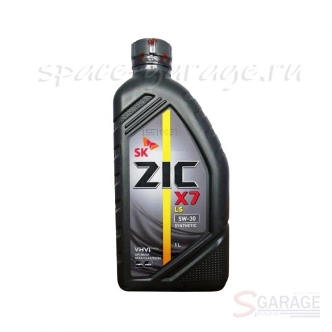 Масло моторное Zic X7 5W-30 синтетика 1 л. (132675) | параметры