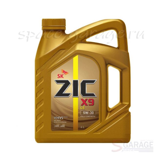 Масло моторное Zic X9 LS 5W-30 синтетика 4 л. (162200) | параметры