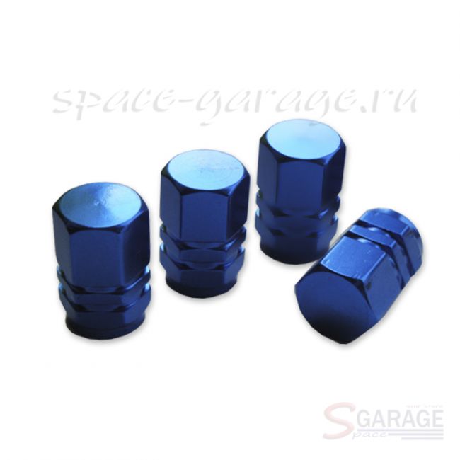 Колпачки GABARIT на шинный вентиль металл, цвет синий 4 шт. (415BL) | параметры