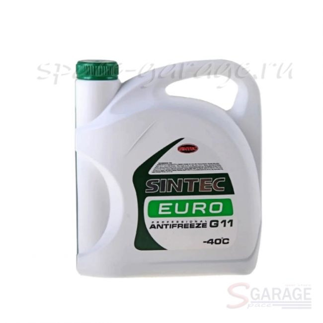 Антифриз Sintec EURO G11 зеленый готовый -40C 5 кг (800523) | параметры