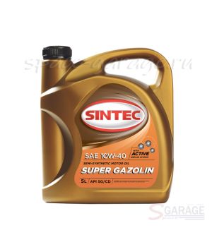 Масло моторное Sintec SUPER 10W-40 API CD, SG полусинтетика 5 л (801895)