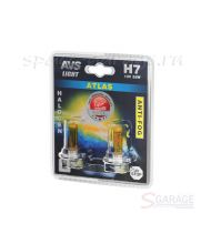 Лампа галогенная AVS ATLAS ANTI-FOG / желтый H7,12V.55W блистер, 2 шт. (A78626S)