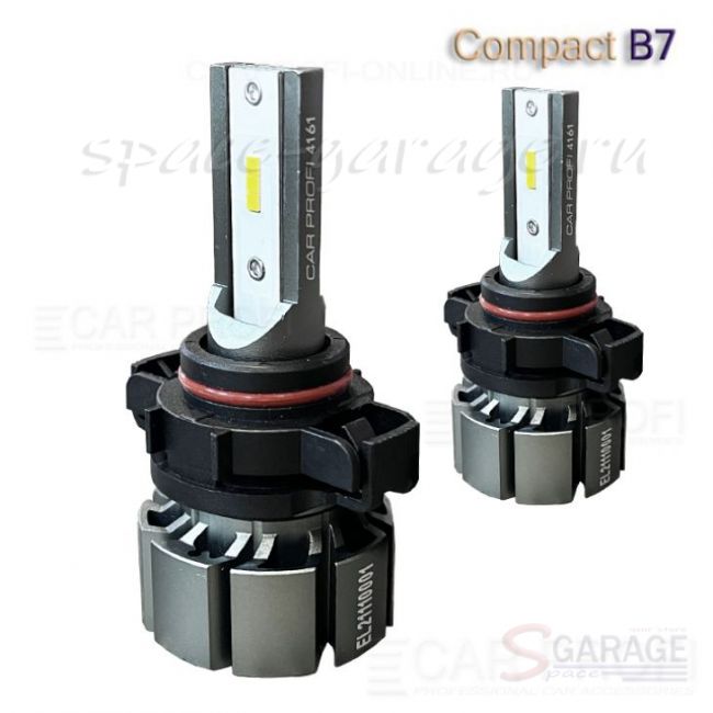 Светодиодные лампы CarProfi CP-B7 PSX24 Compact Series 5100K CSP, 13W, 3000Lm (к-т, 2 шт) | параметры