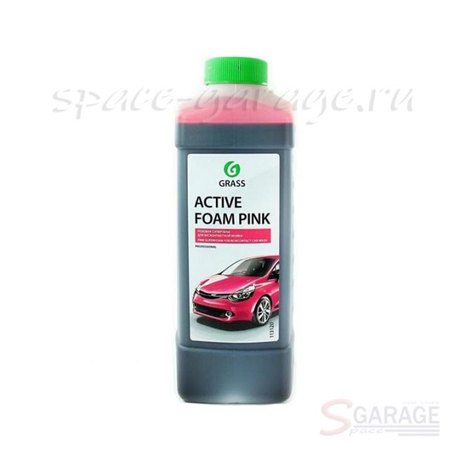 Автошампунь GRASS Active Foam Pink для бесконтактной мойки розовая пена 1 кг (113120) | параметры