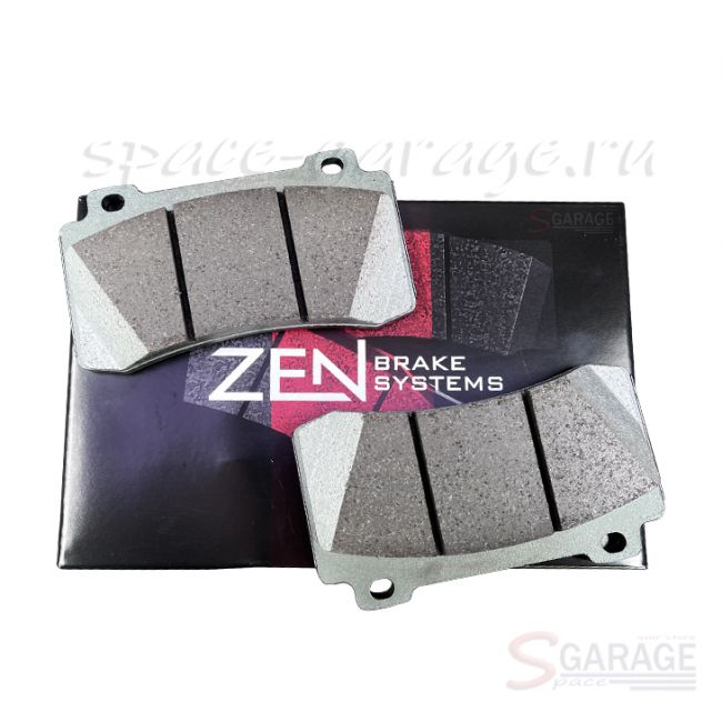 Колодки тормозные Zen Brake Systems N3 Sport, 4-х поршневые (к-т 4шт.) | параметры