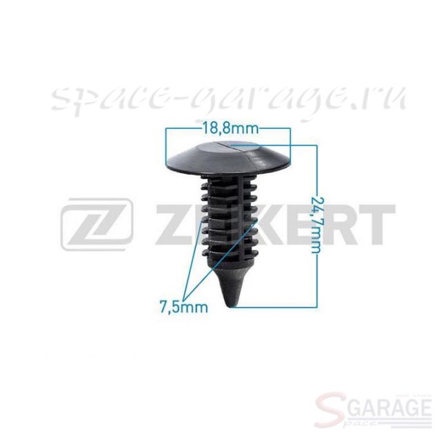 Клипса крепёжная Zekkert для Chrysler, General Motors (XZK-BE-2679) | параметры