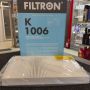 Салонный фильтр Filtron K-1006, AUDI, SEAT, SKODA, VOLKSWAGEN | параметры