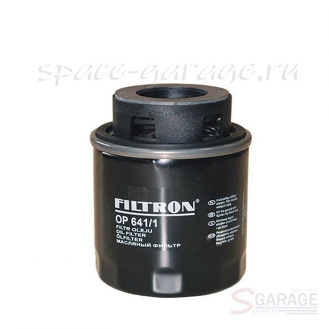 Масляный фильтр Filtron OP-641/1, AUDI, SEAT, SKODA, VOLKSWAGEN | параметры