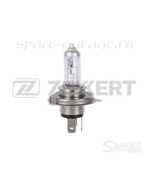 Лампа галогенная Zekkert цоколь H4 12V 60/55W +30% brightness 1 шт. (LP-1003)