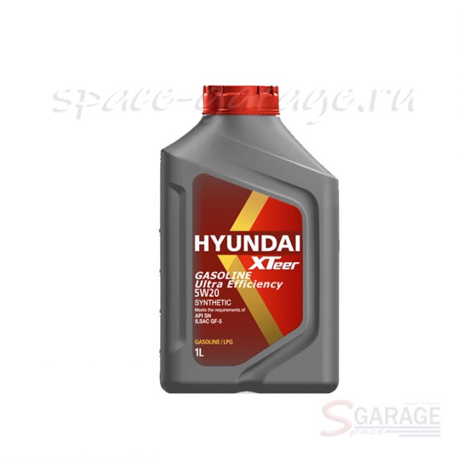 Масло моторное HYUNDAI Gasoline Ultra Efficiency 5W-20 синтетика 1 л (1011013) | параметры