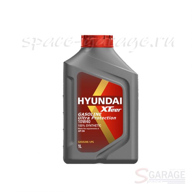 Масло моторное HYUNDAI Gasoline Ultra Protection 10W-40 синтетика 1 л (1011019) | параметры