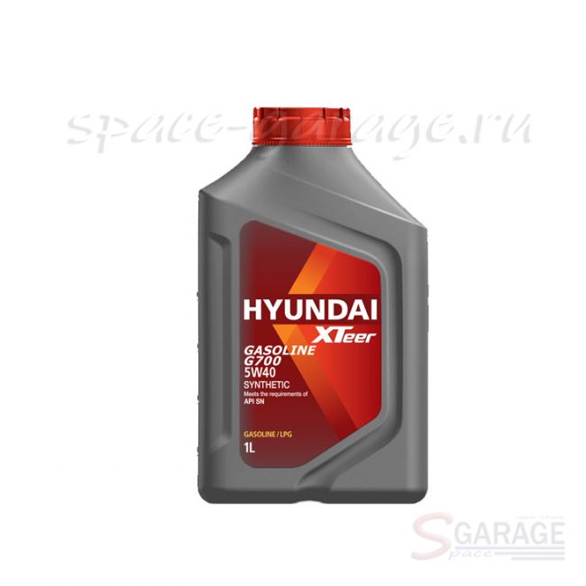 Масло моторное HYUNDAI Gasoline G700 5W-40 синтетика 1 л (1011136) | параметры