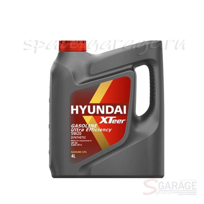 Масло моторное HYUNDAI Gasoline Ultra Efficiency 5W-20 синтетика 4 л (1041001) | параметры