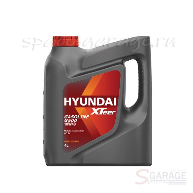 Масло моторное HYUNDAI Gasoline G500 10W-40 полусинтетика 4 л (1041044) | параметры