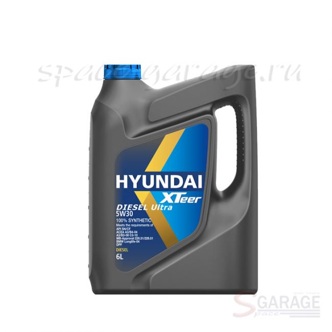 Масло моторное HYUNDAI Diesel Ultra 5W-30 синтетика 6 л (1061001) | параметры
