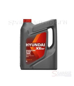 Масло моторное HYUNDAI Gasoline G700 10W-40 синтетика 6 л (1061014)