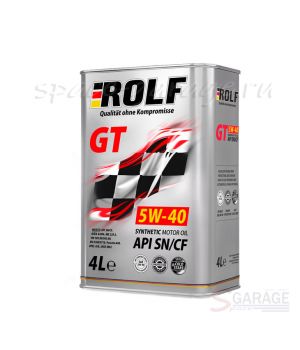 Масло моторное ROLF GT 5W-40 синтетика 4 л (322229)