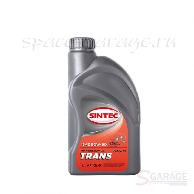 Масло трансмиссионное Sintec TRANS TM5 80W-90 минеральное 1 л (900273) | параметры