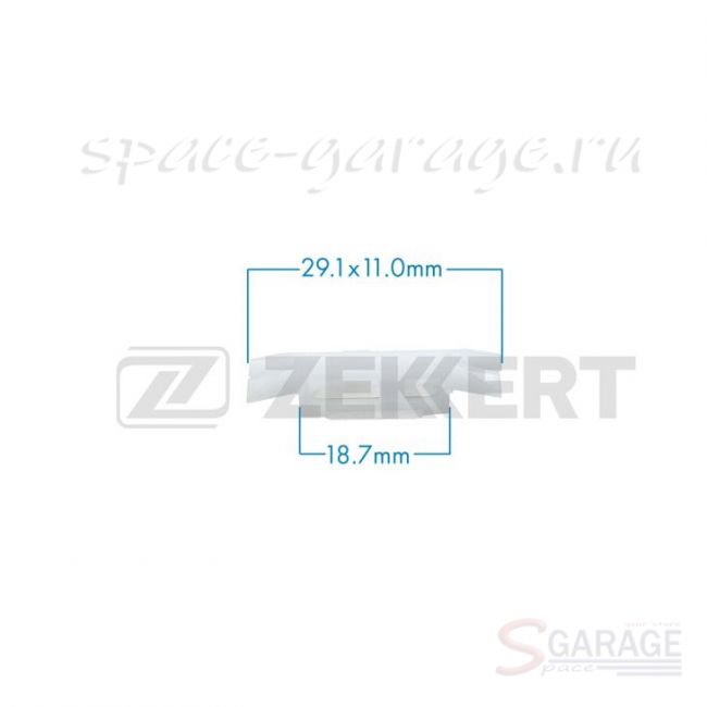 Клипса крепёжная Zekkert для Alfa Romeo, Fiat, Lancia (XZK-BE-2388) | параметры
